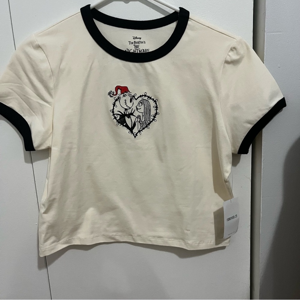 FOREVER 21 Nightmare Before Christmas Juniors Crop Top | Size : M